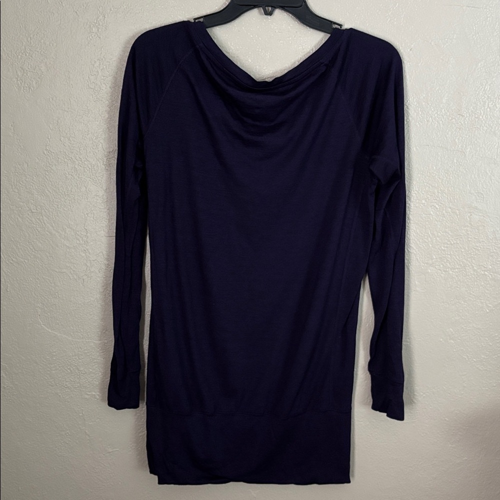 Nike dry fit women’s long sleeve tunic length top small purple - Picture 4 of 4